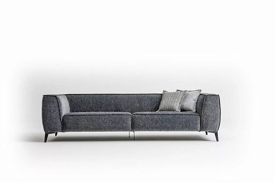 JVmoebel 3-Sitzer Grau Sofa Möbel Wohnzimmer Polstersofa 3 Sitzer Stil Mode günstig online kaufen