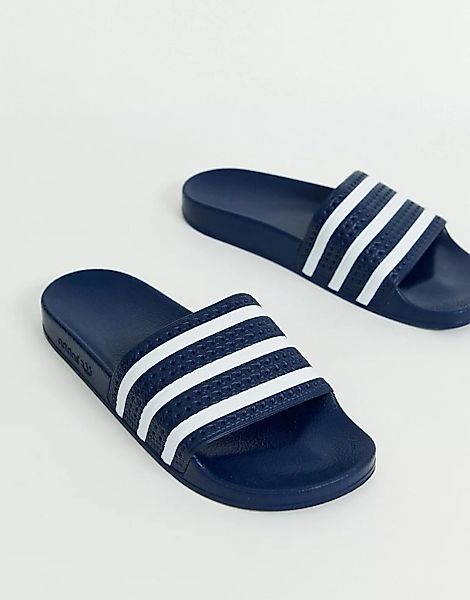 adidas Originals – Adilette – Sandalen in Marine-Marineblau günstig online kaufen