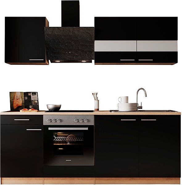 RESPEKTA Küche "Merle" Breite 210 cm, mit Soft-Close, in exklusiver Konfigu günstig online kaufen