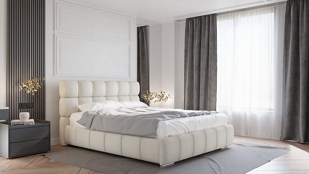 PANDA MÖBEL GmbH Polsterbett BLISS Luxus-Bett günstig online kaufen
