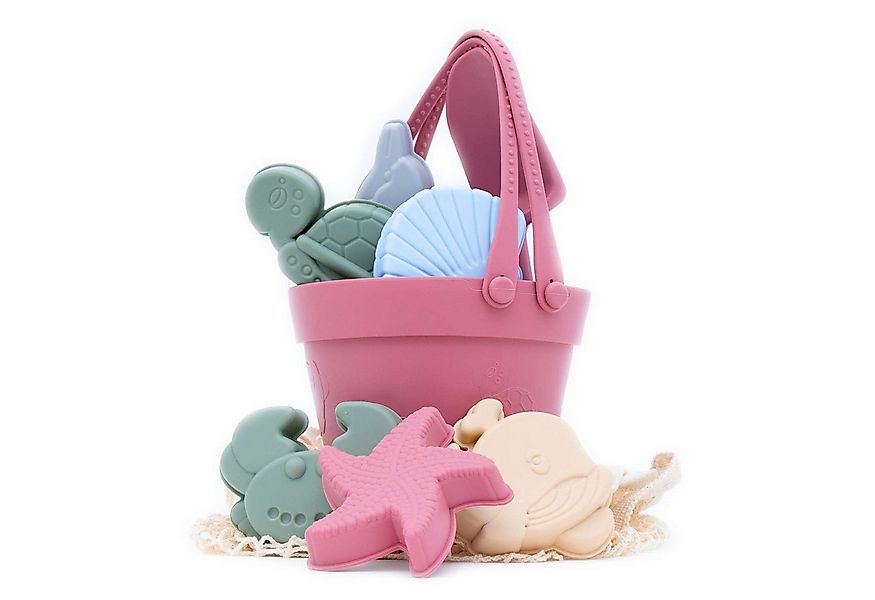 Intirilife Sandform-Set, (9-tlg), Sandspielzeug Set aus Silikon Strand Kind günstig online kaufen