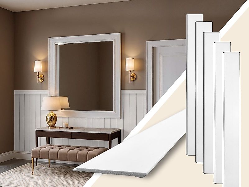 IKHEMalarka Wandpaneel Landhausstil – Boiserie Wandverkleidung günstig online kaufen