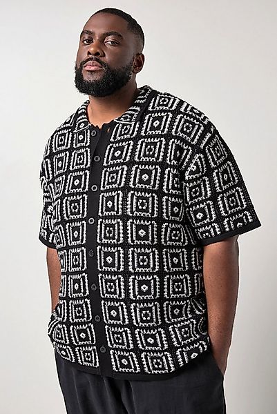 STHUGE Kurzarmhemd Strickhemd Halbarm FLEXLASTIC® Kenkragen bis 8 XL günstig online kaufen