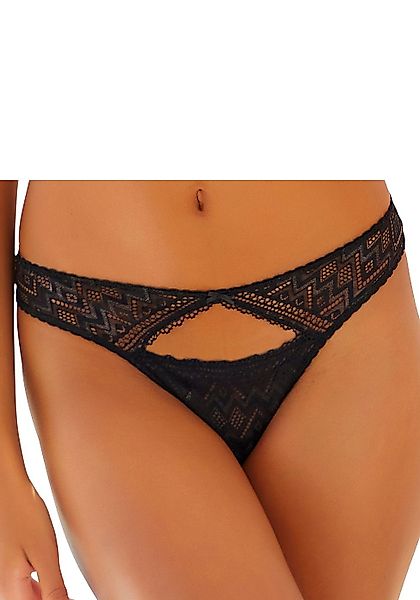 s.Oliver Bikinislip aus graphischer Spitze mit günstig online kaufen