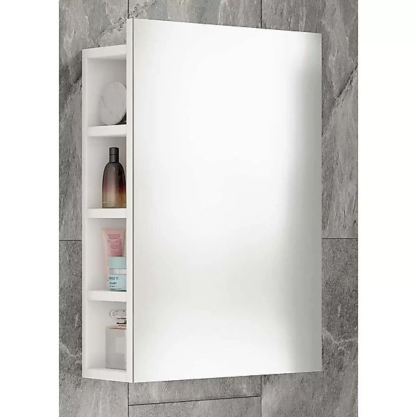 Badezimmerspiegelschrank weiss in modernem Design die Wandmontage günstig online kaufen