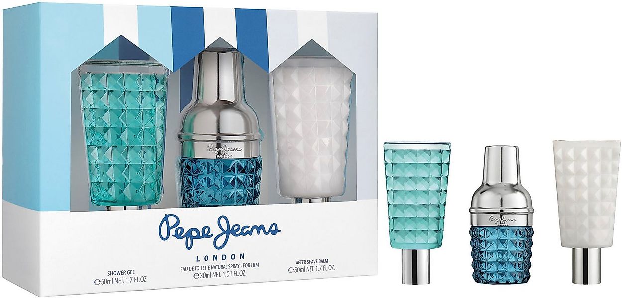 Pepe Jeans Duft-Set Pepe Jeans Gift Set for him, 3-tlg., Langlebiger Duft günstig online kaufen