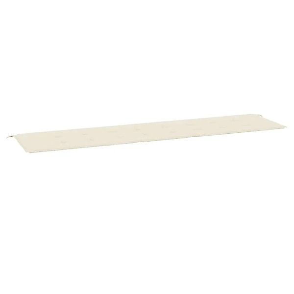 vidaXL Gartenbank-Auflage Creme 200x50x4 cm Oxford-Gewebe 47609 günstig online kaufen