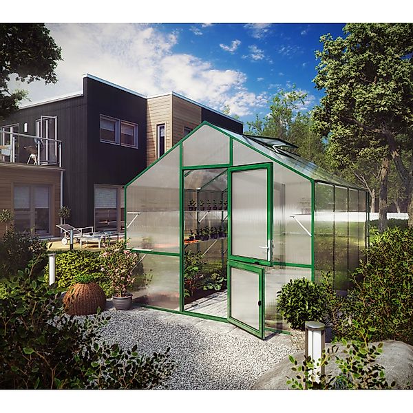 KGT Gewächshaus Lilie Moosgrün 9,59 m² günstig online kaufen