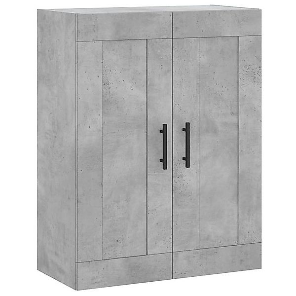 vidaXL Hängeschrank Wandschrank Betongrau 69,5x34x90 cm günstig online kaufen