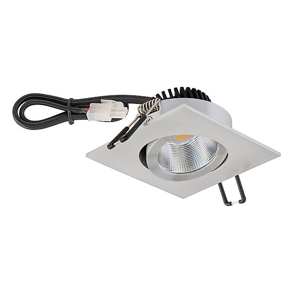 EVN Lichttechnik P-LED Deckeneinbauleuchte 3000K 350mA quad.alu PC24061402 günstig online kaufen