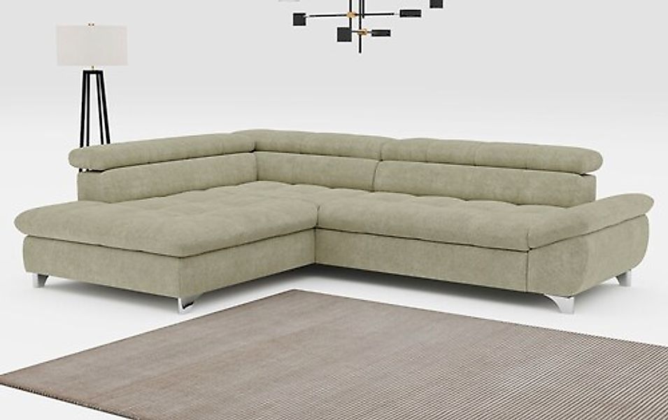 COTTA Ecksofa »Gemini L-Form«, mit Kopfverstellung, optional mit Schlaffunk günstig online kaufen