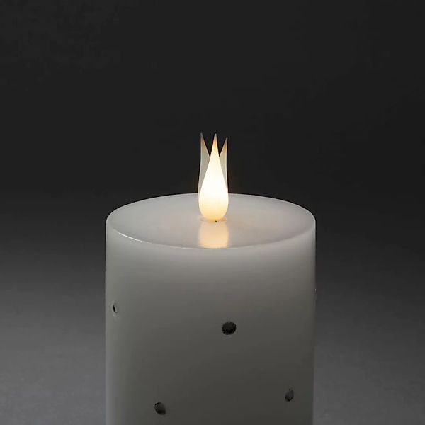 KONSTSMIDE LED-Kerze »LED Echtwachskerze, 1 warm weiße Diode, batteriebetri günstig online kaufen