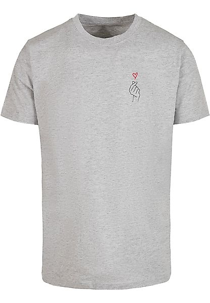 Merchcode T-Shirt "Merchcode Herren K Heart T-Shirt Round Neck", (1 tlg.) günstig online kaufen