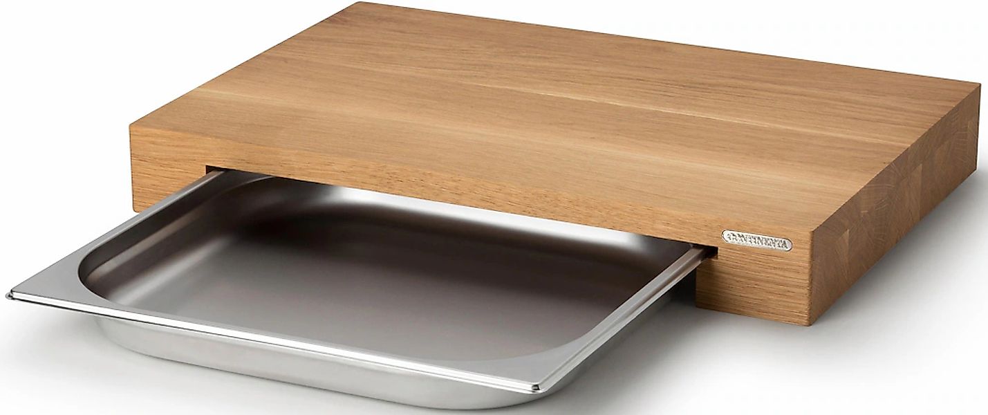 Continenta Schneidebrett "Eiche" mit Schublade günstig online kaufen