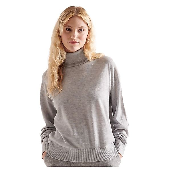 Superdry Merino Drop Shoulder Rollkragen Sweater S Mid Marl günstig online kaufen