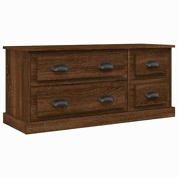 furnicato TV-Schrank Braun Eichen-Optik 100x35,5x45 cm Holzwerkstoff (1-St) günstig online kaufen