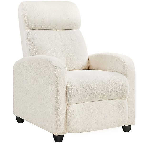 Yaheetech Relaxsessel Ruhesessel mit Verstellbarer Rückenlehne & Fußstütze, günstig online kaufen