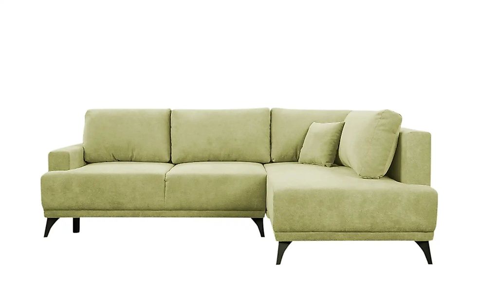 Ecksofa  Lima ¦ grün ¦ Maße (cm): B: 246 H: 90 T: 169 Polstermöbel > Sofas günstig online kaufen