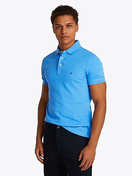 Tommy Hilfiger Poloshirt "1985 SLIM POLO mit Stickerei und Piqué-Qualität", günstig online kaufen