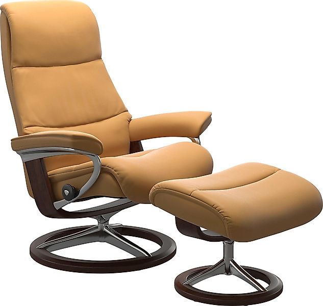 Stressless Relaxsessel "View", mit Signature Base, Größe M,Gestell Braun günstig online kaufen