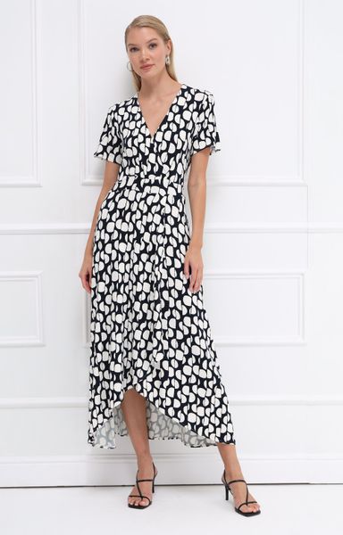 Passioni Midikleid im Wickelstil günstig online kaufen