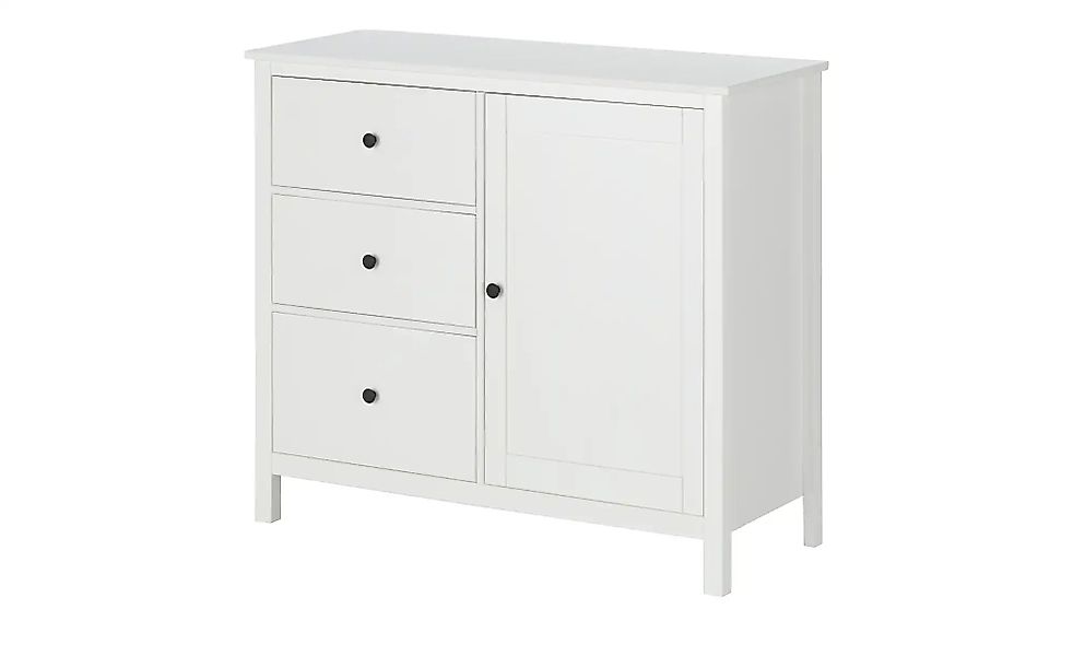 Kommode aus Massivholz Landliv ¦ weiß ¦ Maße (cm): B: 110 H: 96 T: 45.0 Kom günstig online kaufen