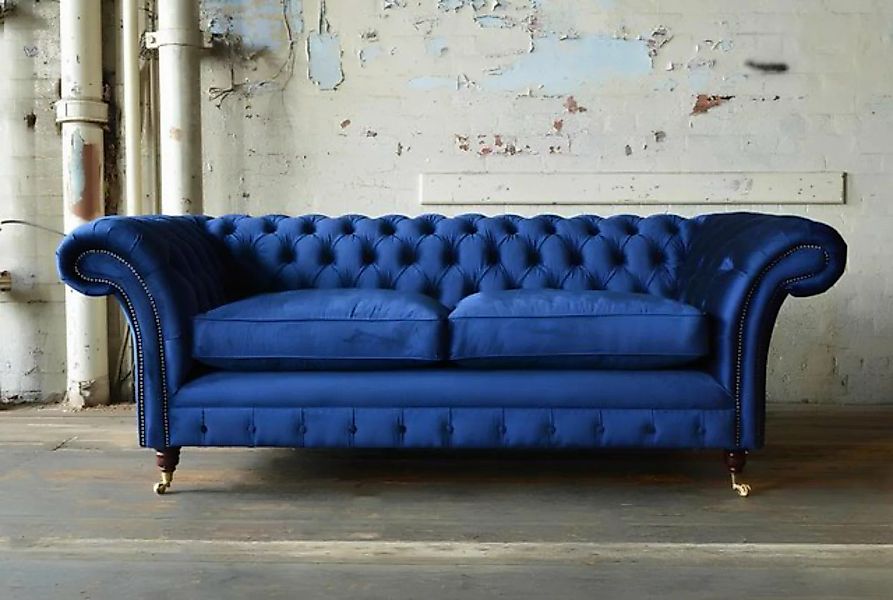 Xlmoebel Sofa Großes Sofa für 3 Personen Chesterfield Polsterung Sitzgarnit günstig online kaufen