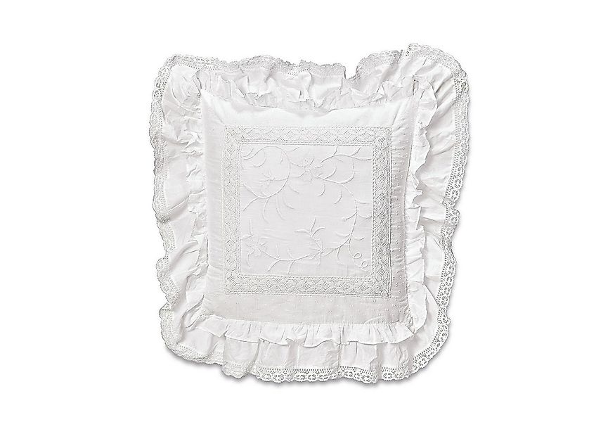 Mirabeau Kissenhülle Kissen Marbury weiß günstig online kaufen