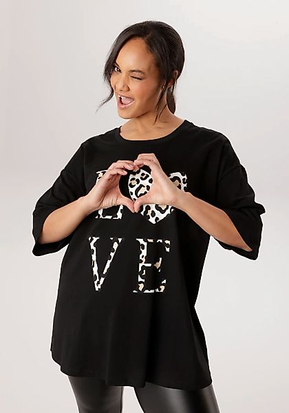 Aniston PLUS Kurzarmshirt günstig online kaufen