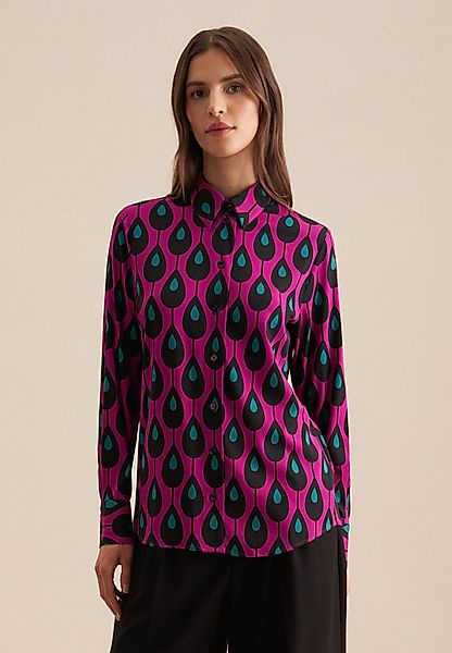 seidensticker Hemdbluse Schwarze Rose Langarm Kragen günstig online kaufen