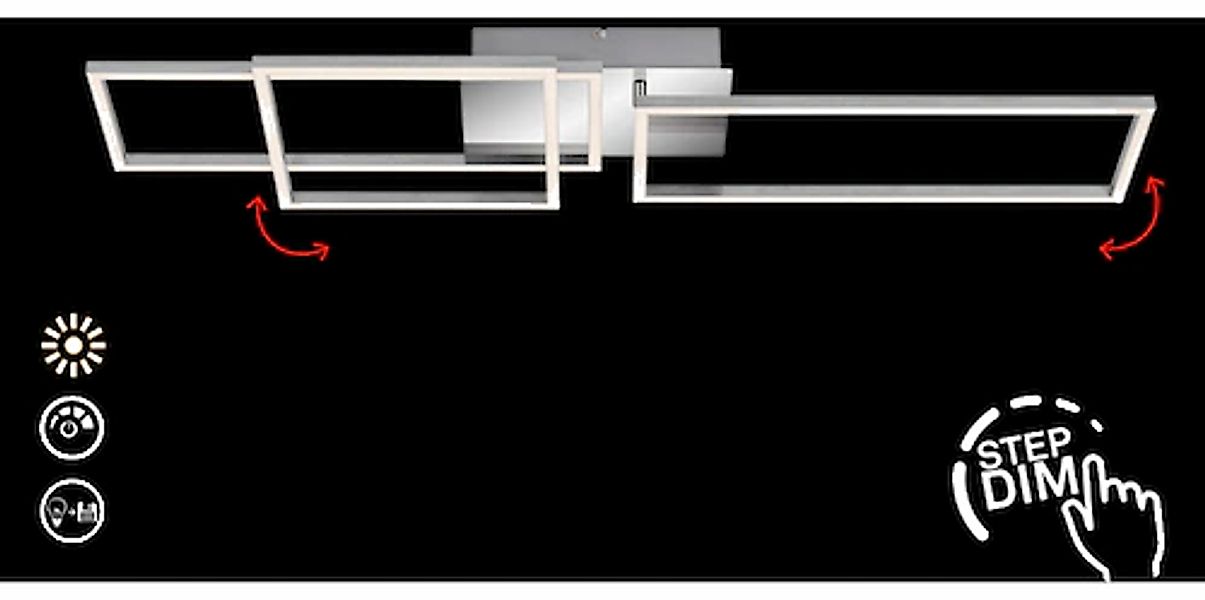 Briloner Leuchten LED Deckenleuchte »FRAME« günstig online kaufen