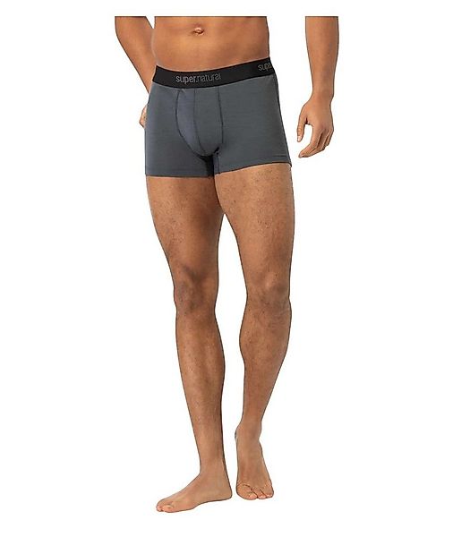 SUPER.NATURAL Boxershorts Tundra 175 - Merinowolle - Unterwäsche dunkelgrau günstig online kaufen