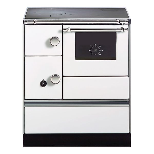 Westminster Küchenherd K76-70 Stahl Backfach Rechts Weiß 7,3 kW günstig online kaufen