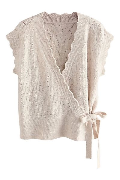 Next Stricktop Gestricktes Tanktop im Wickeldesign (1-tlg) günstig online kaufen