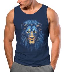 Neverless Tanktop Herren Tank-Top Löwe Lion günstig online kaufen