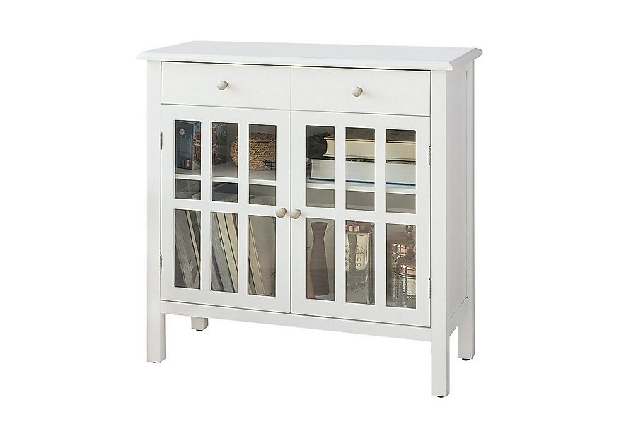 SoBuy Sideboard FSB23, Küchenschrank mit Schublade Kommode Flurschrank Beis günstig online kaufen