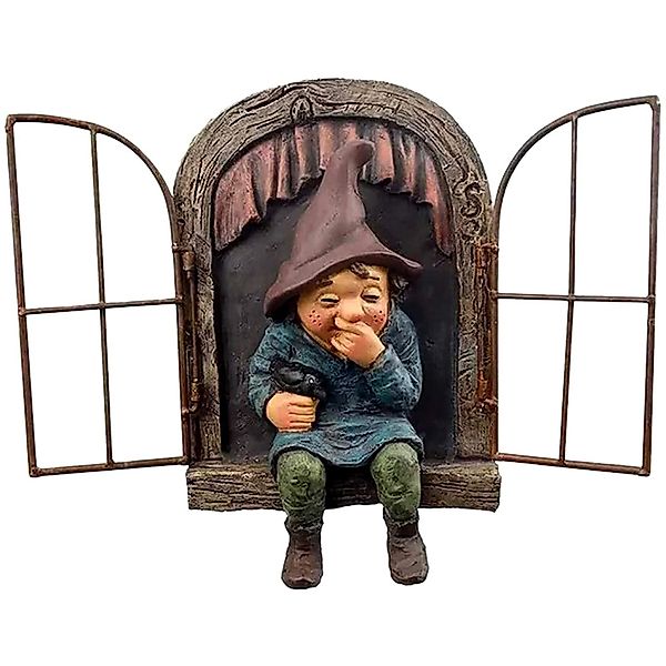 NUODWELL Gartenfigur Gartenzwerg Hängende Gartenzwerge Baum günstig online kaufen