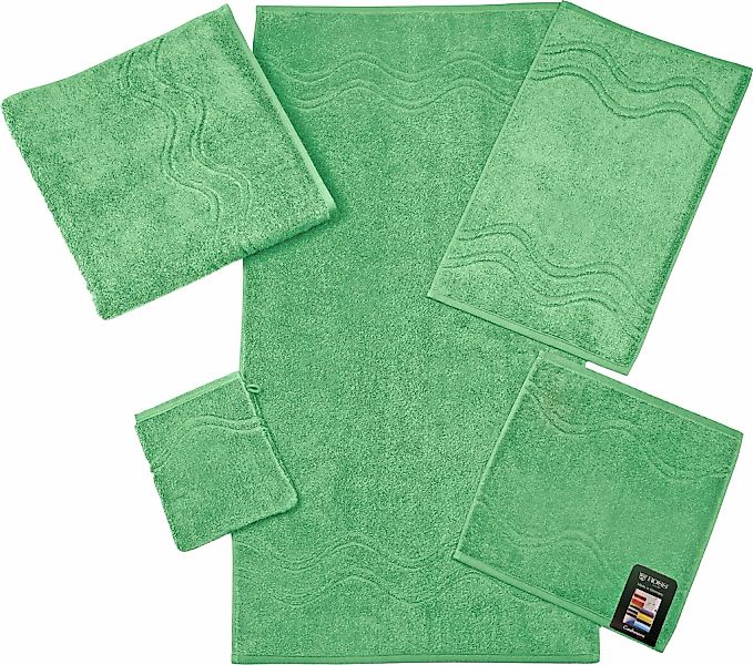 ROSS Seiftuch "Cashmere feeling" mit Wellen-Bordüre günstig online kaufen