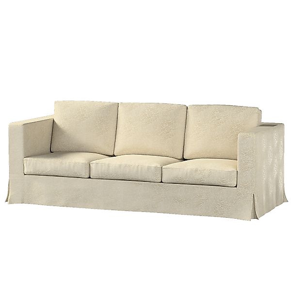 Bezug für Karlanda 3-Sitzer Sofa nicht ausklappbar, lang, beige-golden, Bez günstig online kaufen