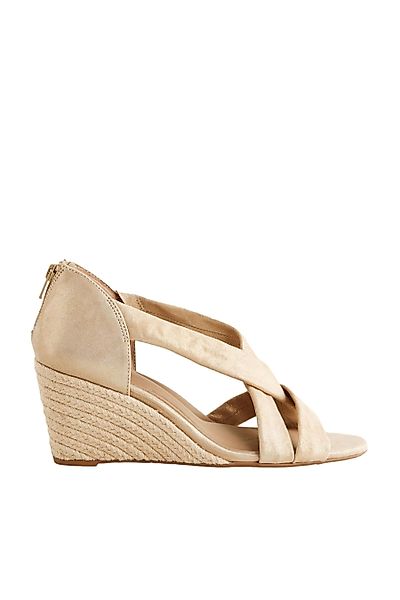 Next Forever Comfort® Espadrilles-Wedges, Premium-Leder Keilpumps günstig online kaufen