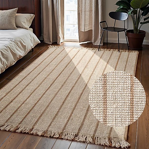 ELLE DECORATION Teppich "Juteteppich Sierra" rechteckig 10 mm Höhe Jute, Na günstig online kaufen