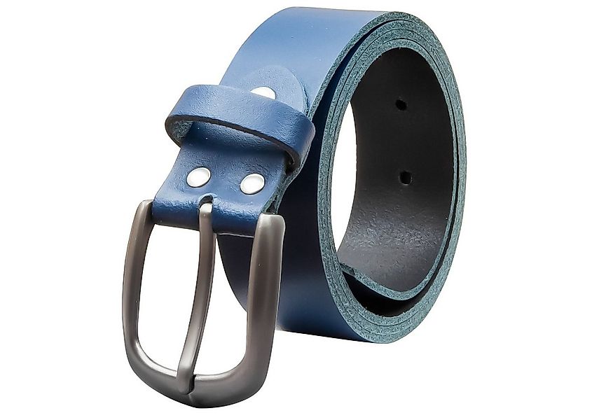 COLOGNEBELT Ledergürtel OM417-SL-Dunkelblau MADE IN GERMANY, Dunkelblau Kür günstig online kaufen