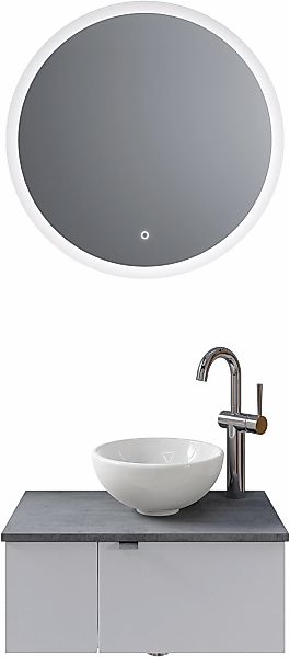 Saphir Badmöbel-Set "Serie 6915" 4 Stk. tlg. Gäste-Bad, 70 cm breit, mit LE günstig online kaufen