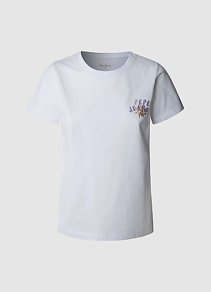 Pepe Jeans T-Shirt AMANDA mit Stick- günstig online kaufen
