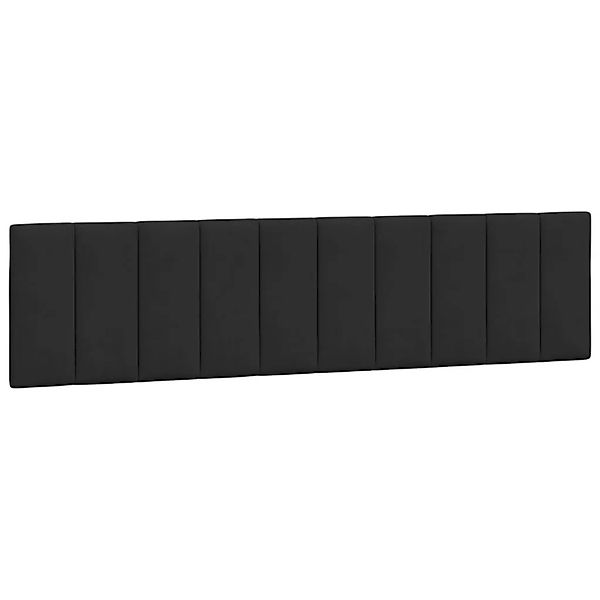 vidaXL Kopfteil-Kissen Hanko Schwarz 200 cm Samt 374691 günstig online kaufen