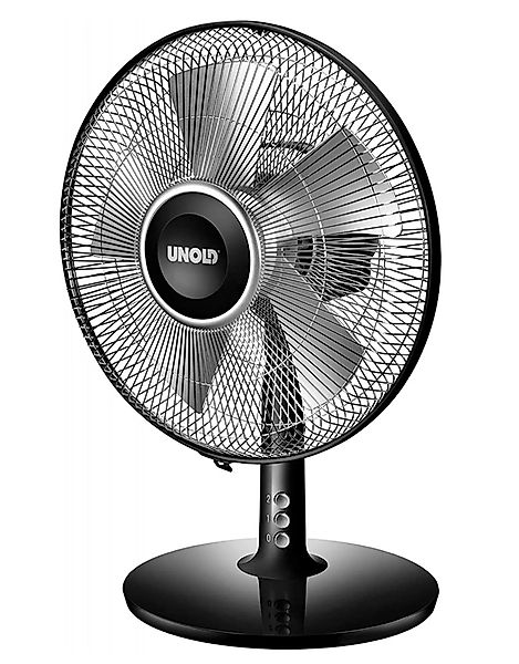 Unold Tischventilator UNOLD Tischventilator Silverline schwarz/silber günstig online kaufen