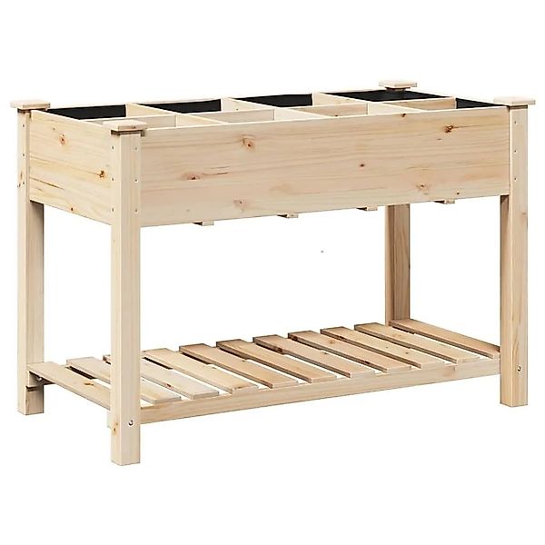 vidaXL Garten-Pflanzgefäß mit Regal Beige 115 x 59 x 76,5 cm 42006580 günstig online kaufen