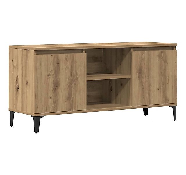 vidaXL TV-Schrank TV-Schrank Artisan-Eiche 102x35x50 cm Holzwerkstoff (1-St günstig online kaufen