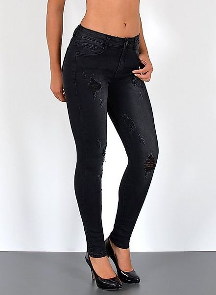 ESRA Skinny-fit-Jeans S600 Damen Skinny Fit günstig online kaufen