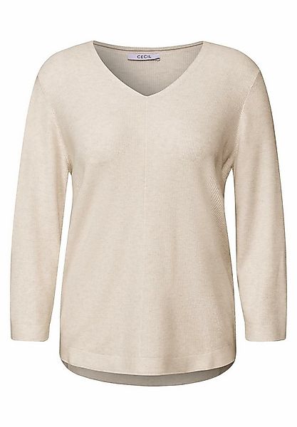 CECIL V-Ausschnitt-Pullover V-Kragen Pullover für Damen (1-tlg) günstig online kaufen